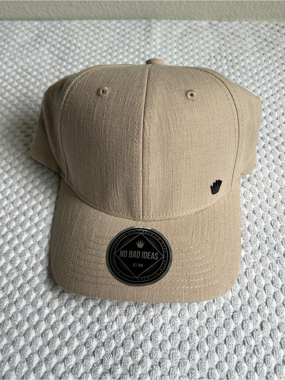 No Bad Ideas Tan Stretch Fit Baseball Cap